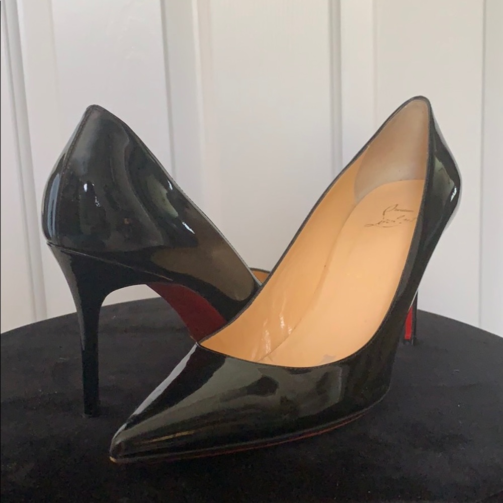Christian Louboutin Black Patent Leather Pump